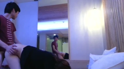 깡마른 멸치남과 어린 섹파녀 02